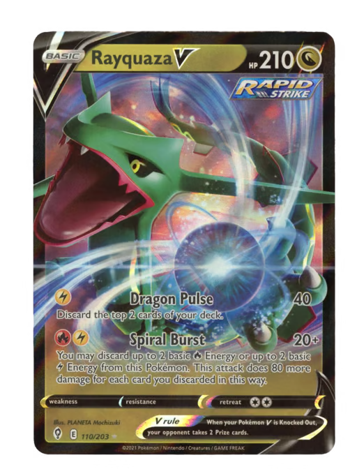 2021 Rayquaza V Full Art